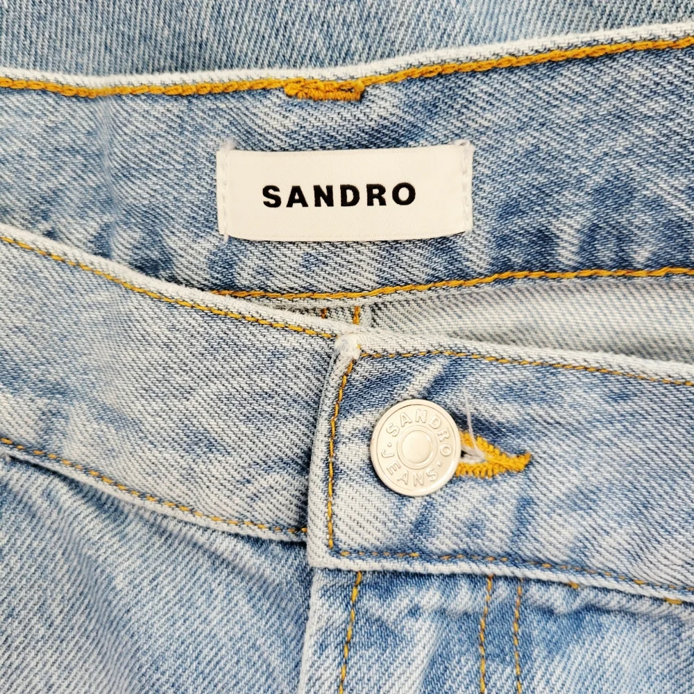 SANDRO High Rise Cookie Cargo Jeans - Picture 10 of 13